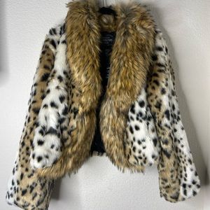 Faux fur jacket!